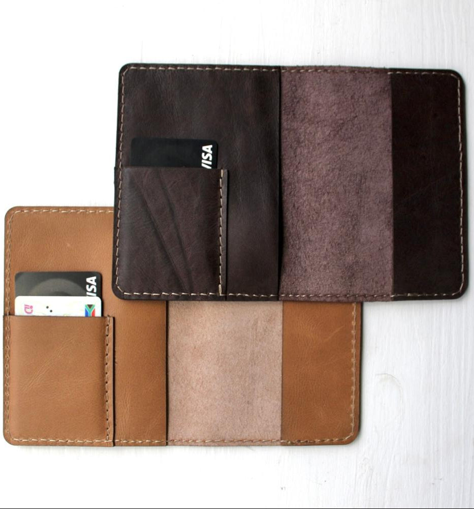 Genuine Leather Passport Holder Set