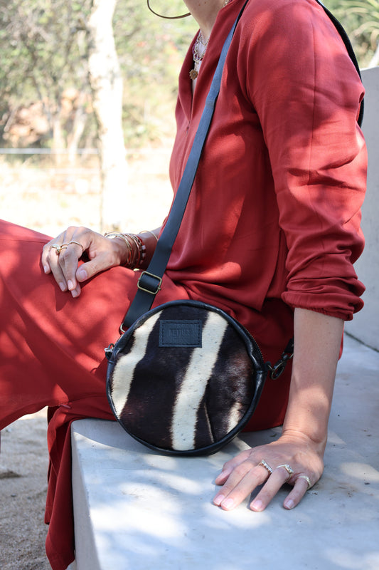 Full moon zebra bag