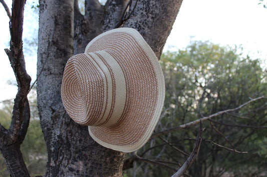 Weaved Striped Hat