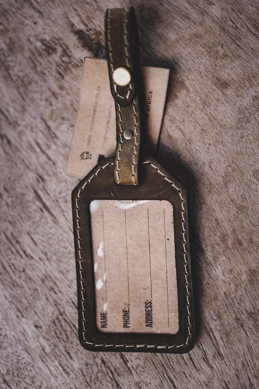 Genuine Leather Netjies Luggage Tag